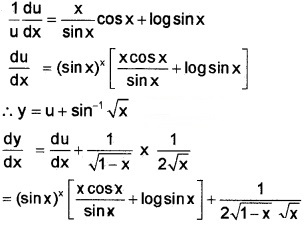 Plus Two Maths Chapter Wise Questions and Answers Chapter 5 Continuity and Differentiability 4M Q9.8