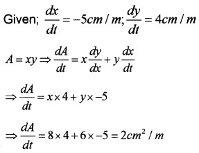 Plus Two Maths Chapter Wise Questions and Answers Chapter 6 Application of Derivatives 3M Q12