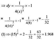 Plus Two Maths Chapter Wise Questions and Answers Chapter 6 Application of Derivatives 4M Q11