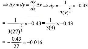 Plus Two Maths Chapter Wise Questions and Answers Chapter 6 Application of Derivatives 4M Q12