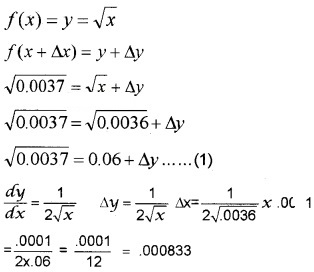 Plus Two Maths Chapter Wise Questions and Answers Chapter 6 Application of Derivatives 4M Q15