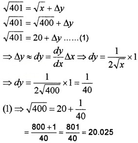 Plus Two Maths Chapter Wise Questions and Answers Chapter 6 Application of Derivatives 4M Q22