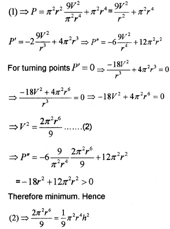 Plus Two Maths Chapter Wise Questions and Answers Chapter 6 Application of Derivatives 6M Q13