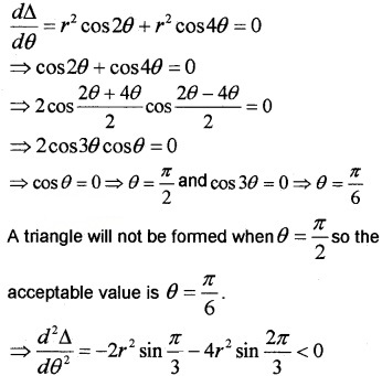 Plus Two Maths Chapter Wise Questions and Answers Chapter 6 Application of Derivatives 6M Q14.2