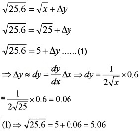 Plus Two Maths Chapter Wise Questions and Answers Chapter 6 Application of Derivatives 6M Q2.2