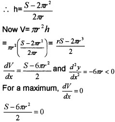 Plus Two Maths Chapter Wise Questions and Answers Chapter 6 Application of Derivatives 6M Q7