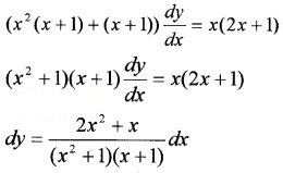 Plus Two Maths Chapter Wise Questions and Answers Chapter 9 Differential Equations 4M Q4