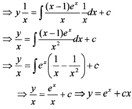 Plus Two Maths Chapter Wise Questions and Answers Chapter 9 Differential Equations 4M Q7.1