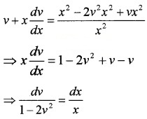 Plus Two Maths Chapter Wise Questions and Answers Chapter 9 Differential Equations 4M Q9.1