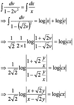 Plus Two Maths Chapter Wise Questions and Answers Chapter 9 Differential Equations 4M Q9.2