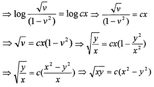 Plus Two Maths Chapter Wise Questions and Answers Chapter 9 Differential Equations 6M Q1.2