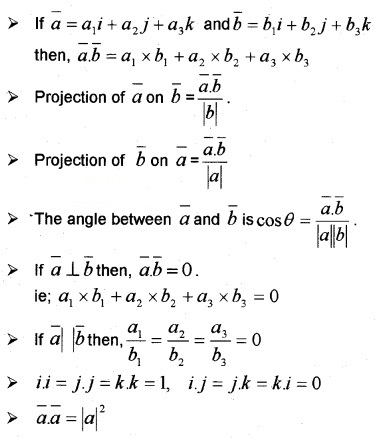 Plus Two Maths Notes Chapter 10 Vector Algebra 8