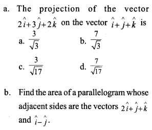 Plus Two Maths Previous Year Question Paper March 2017 Q11