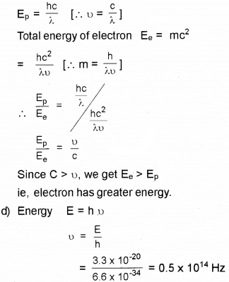 Plus Two Physics Chapter Wise Previous Questions Chapter 11 Dual Nature of Radiation and Matter 11