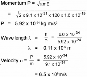 Plus Two Physics Chapter Wise Previous Questions Chapter 11 Dual Nature of Radiation and Matter 13