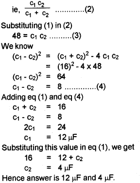 Plus Two Physics Chapter Wise Previous Questions Chapter 2 Electric Potential and Capacitance 15