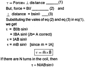 Plus Two Physics Chapter Wise Previous Questions Chapter 4 Moving Charges and Magnetism 16