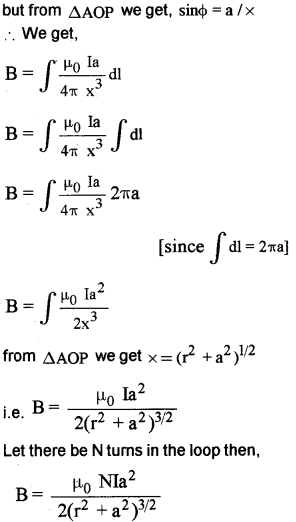 Plus Two Physics Chapter Wise Previous Questions Chapter 4 Moving Charges and Magnetism 26