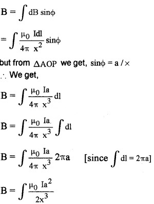 Plus Two Physics Chapter Wise Questions and Answers Chapter 4 Moving Charges and Magnetism 4M Q3.3