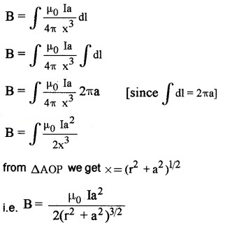 Plus Two Physics Chapter Wise Questions and Answers Chapter 4 Moving Charges and Magnetism 5M Q9.5