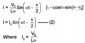 Plus Two Physics Chapter Wise Questions and Answers Chapter 7 Alternating Current 5M Q2.2