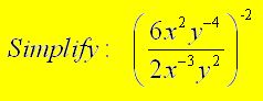 Positive, Negative & Zero Exponents 18