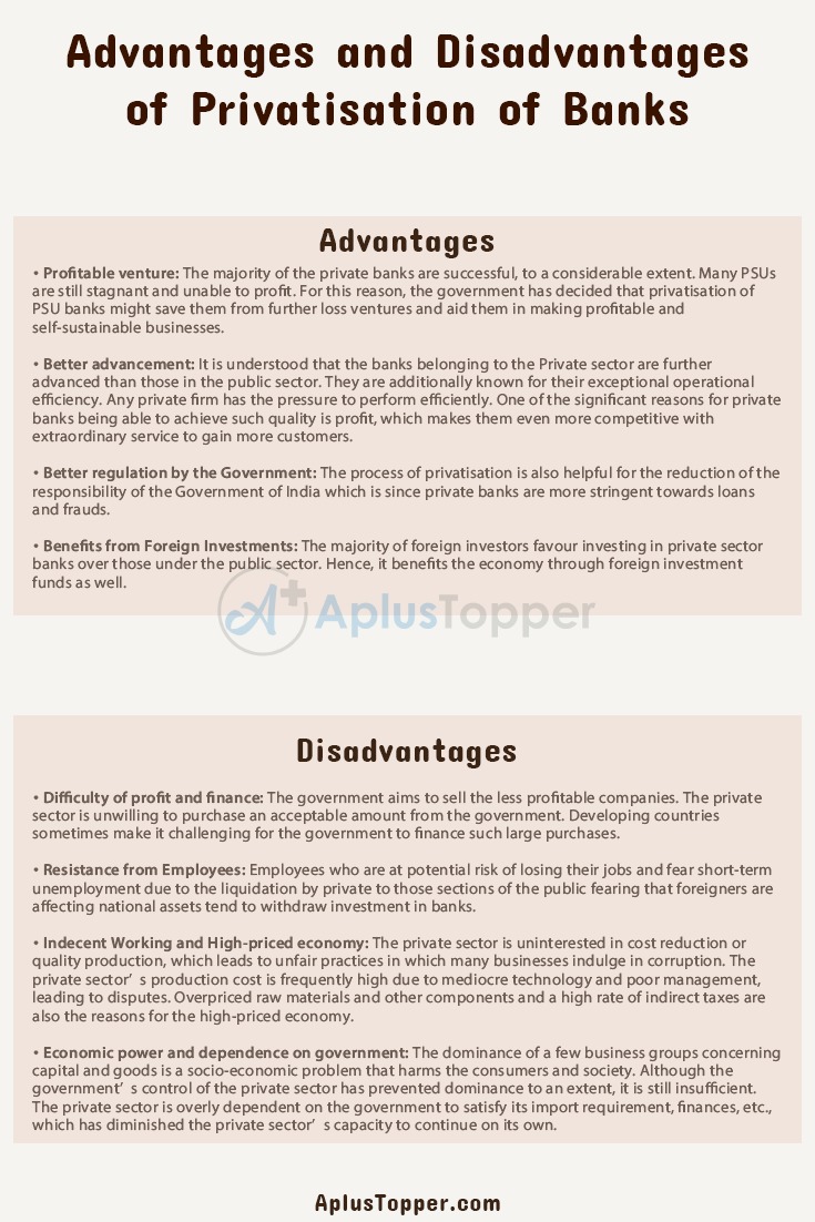 Privatisation of Banks Advantages and Disadvantages 1