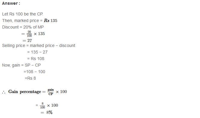 Profit and Loss RS Aggarwal Class 8 Maths Solutions Ex 10B 9.1