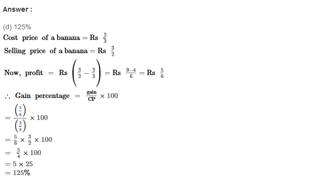 Profit and Loss RS Aggarwal Class 8 Maths Solutions Ex 10D 6.1