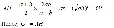 Properties of Arithmetic, Geometric, Harmonic Means between Two Given Numbers 3