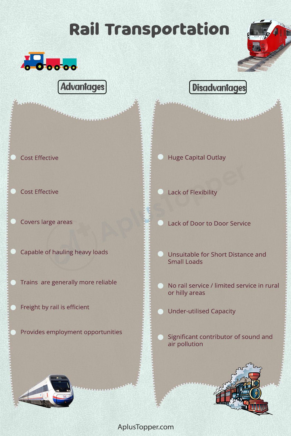 Rail Transportation Advantages And Disadvantages 2