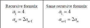 Recursive Sequences 1