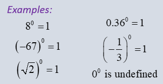 Review of Exponents 7