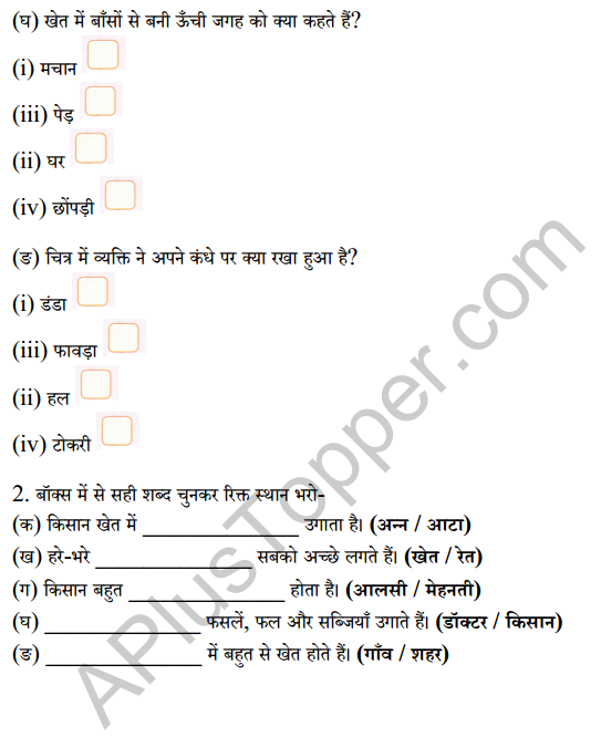 Sarangi Class 1 Hindi Worksheet Chapter 10 झूम-झूली 6