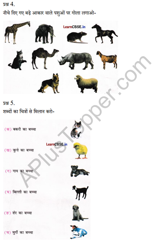 Sarangi Class 1 Hindi Worksheet Chapter 6 तीन साथी 3