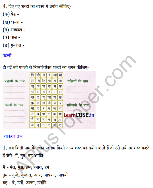 Sarangi Class 2 Hindi Worksheet Chapter 11 बैंगनी जोजो 3