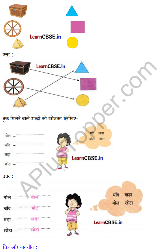 Sarangi Hindi Book Class 1 Solutions Chapter 19 चाँद का बच्चा 2