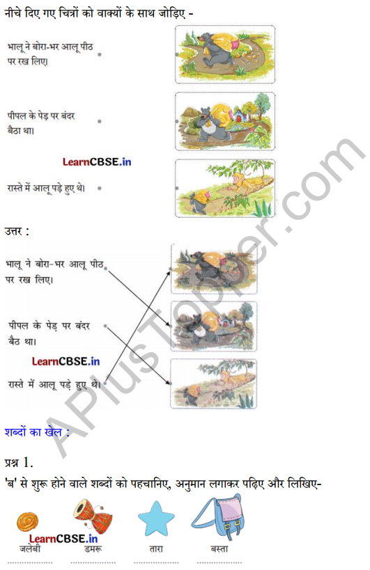 Sarangi Hindi Book Class 1 Solutions Chapter 9 आलू की सड़क 3