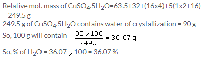 Selina Concise Chemistry Class 10 ICSE Solutions Mole Concept and Stoichiometry img 14