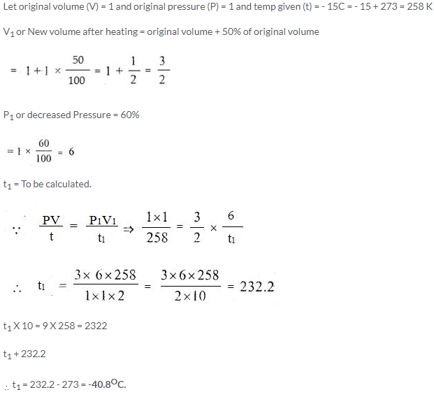 Selina Concise Chemistry Class 9 ICSE Solutions Study of Gas Laws image - 27