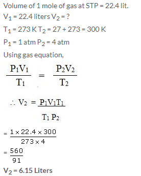 Selina Concise Chemistry Class 9 ICSE Solutions Study of Gas Laws image - 34