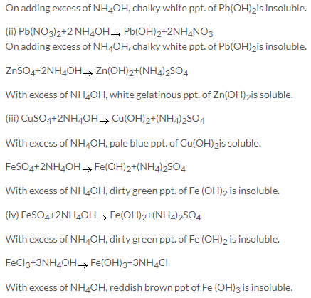 Selina Concise Chemistry Class 10 ICSE Solutions Analytical Chemistry: Uses of Ammonium Hydroxide And Sodium Hydroxide img 10