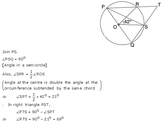 Selina Concise Mathematics Class 10 ICSE Solutions Circles - 103