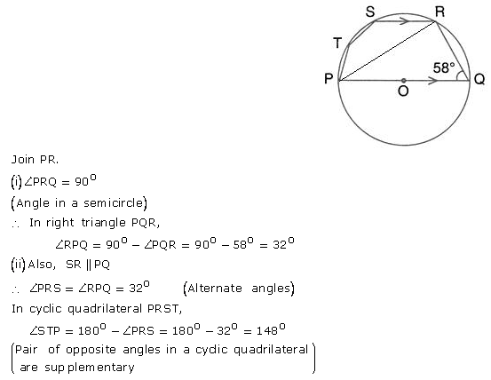 Selina Concise Mathematics Class 10 ICSE Solutions Circles - 105