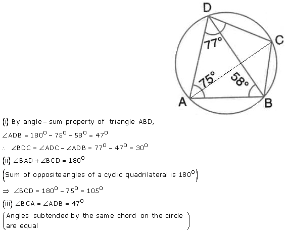 Selina Concise Mathematics Class 10 ICSE Solutions Circles - 21