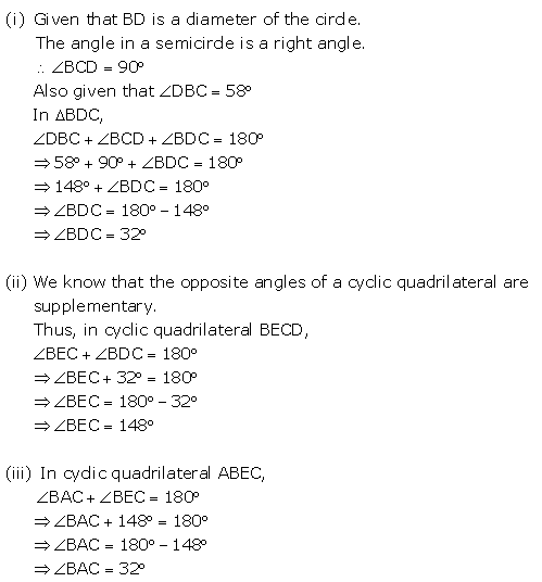 Selina Concise Mathematics Class 10 ICSE Solutions Circles - 231