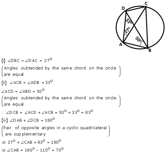 Selina Concise Mathematics Class 10 ICSE Solutions Circles - 33