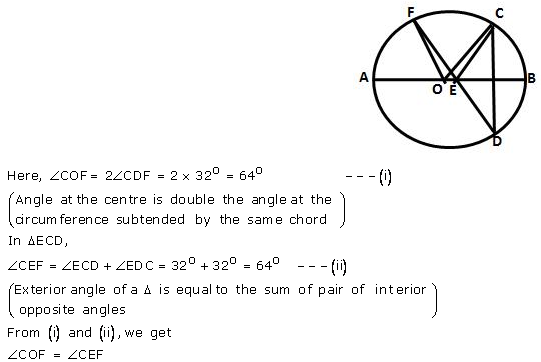 Selina Concise Mathematics Class 10 ICSE Solutions Circles - 37