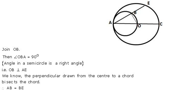 Selina Concise Mathematics Class 10 ICSE Solutions Circles - 39