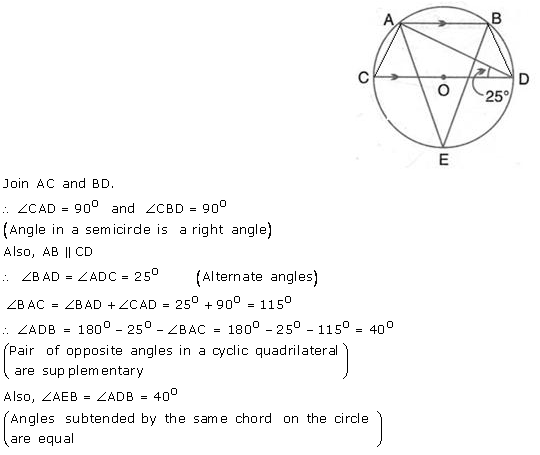 Selina Concise Mathematics Class 10 ICSE Solutions Circles - 54